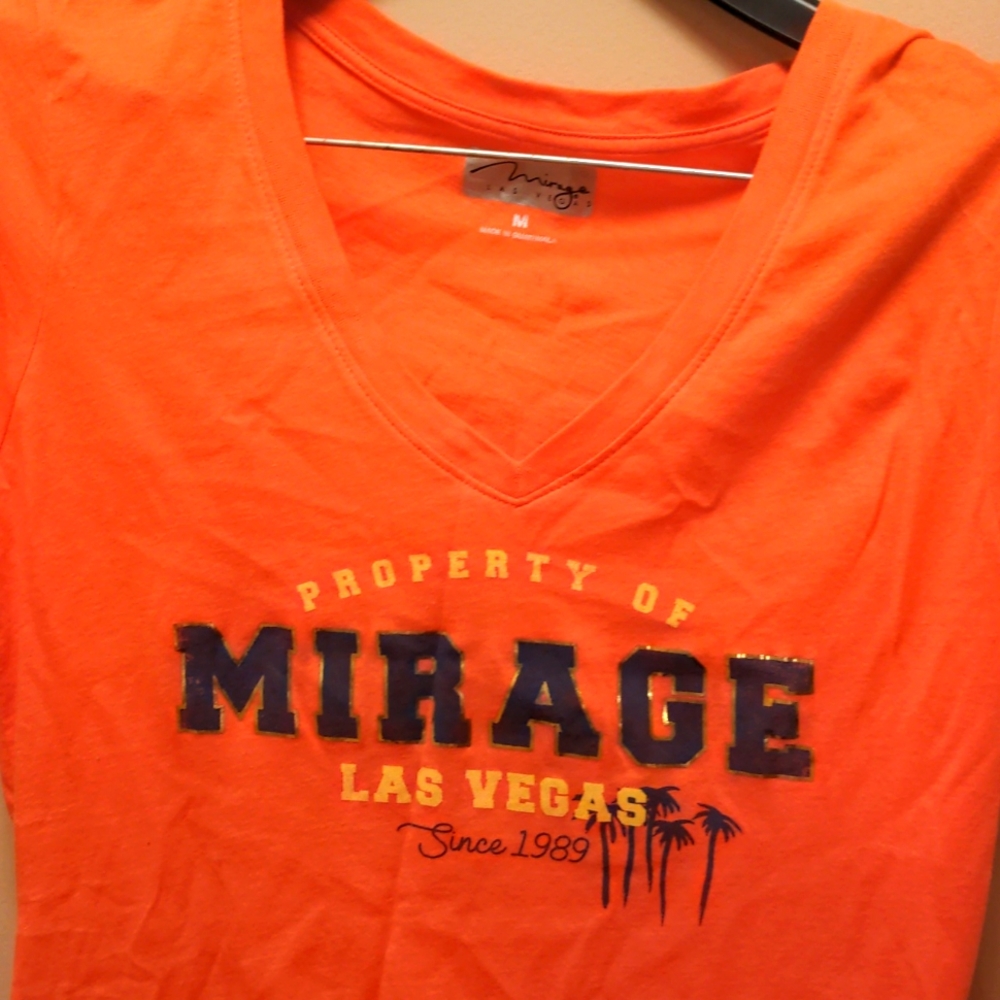 Women's Mirage Las Vegas v neck stretch t shirt